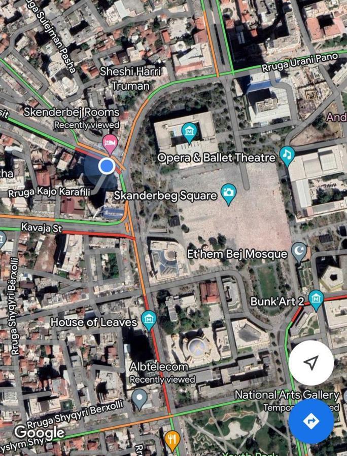 Skenderbej Rooms Tiranë Ngoại thất bức ảnh